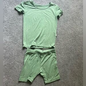 Bamboo short sleeve pajama set